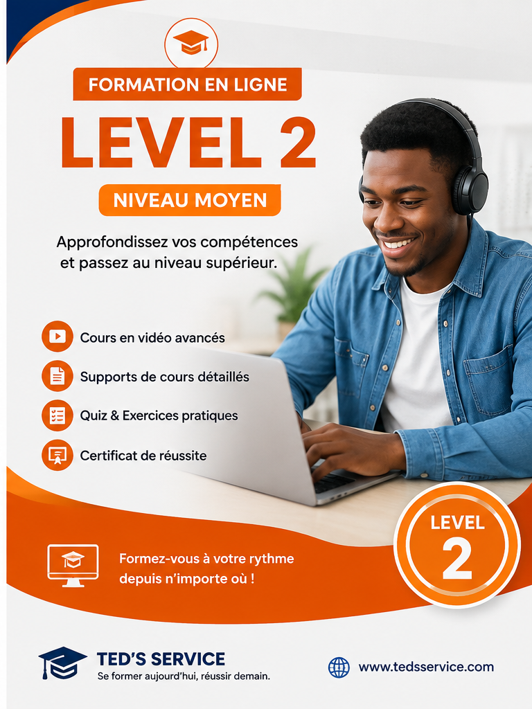 Formation en ligne Level 2(Niveau 2)